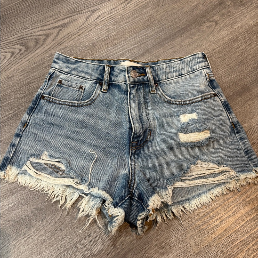 pacsun denim shorts